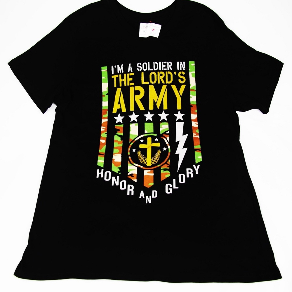 New I'm a Soldier In The Lord's Army T Shirt
